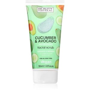 Beauty Formulas Cucumber & Avocado arcpeeling 150 ml kép