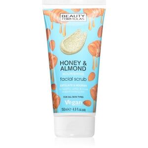 Beauty Formulas Honey & Almond arcpeeling 150 ml kép