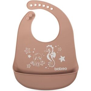 Baboo Silicone Bib előke Au Naturale, 4m+ 1 db kép