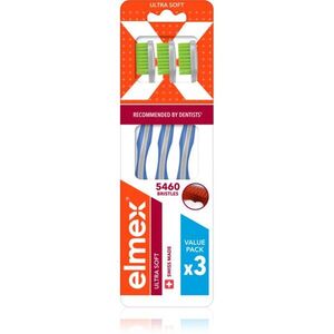 Elmex Swiss Made fogkefe ultra soft Yellow + Blue + White 3 db kép