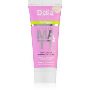 Delia Cosmetics It's Real Matt mattító alapozó árnyalat 101 porcelain 30 ml kép