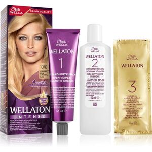 Wella Wellaton Intense tartós hajfesték Argán olajjal árnyalat 10/0 Lightest Blonde 1 db kép