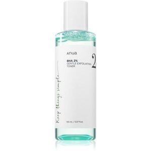 Anua BHA 2% Gentle Exfoliating Toner gyengéd bőrhámlasztó tonik problémás és pattanásos bőrre 150 ml kép