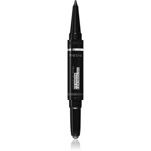 Oriflame The One Colour Unlimited szemhéjfestékek és szemceruzák 2 az 1-ben árnyalat Granite Gray 1.2 g kép