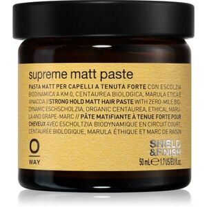 Oway Shield & Finish Supreme Matt Paste Matt hajformázó krém közepes rögzítéssel 50 ml kép