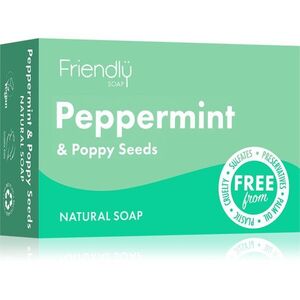 Friendly Soap Natural Soap Peppermint & Poppy Seeds természetes szappan 95 g kép