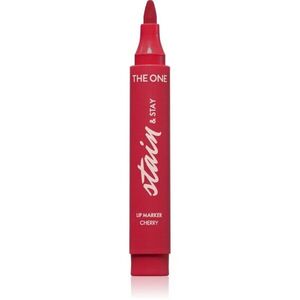 Oriflame The One Stain & Stay hosszan tartó rúzs filctoll forma árnyalat Cherry 2.5 g kép
