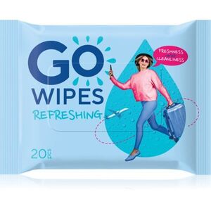 GoWipes Refreshing Wet Wipes frissítő nedves törlőkendők kézre 20 db kép