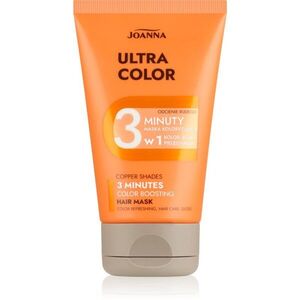 Joanna Ultra Color Cooper Shades 3 Minutes haj maszk a vörös árnyalatú hajra 100 g kép