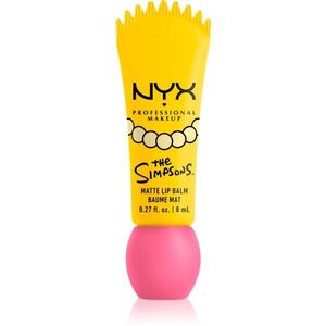 NYX Professional Makeup The Simpsons Smushy ajakbalzsam matt hatással árnyalat Smarty Pink 8 ml kép