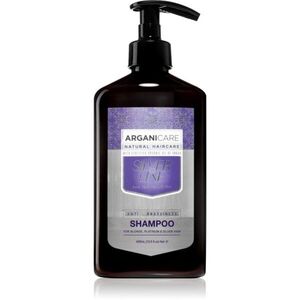 Arganicare Silver Shampoo sampon semlegesíti a sárgás tónusokat 400 ml kép