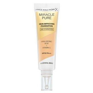 Max Factor Miracle Pure Skin-Improving Foundation hosszan tartó make-up hidratáló hatású 33 Crystal Beige 30 ml kép