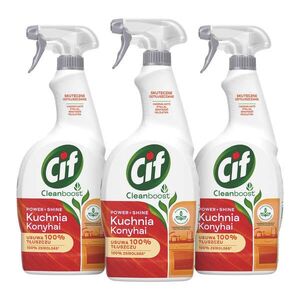 Cif Cleanboost univerzális zsíroldó spray, 3x750 ml kép
