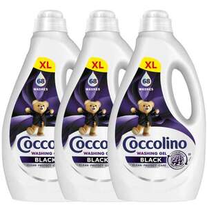 Coccolino Black mosószer fekete és sötét ruhákhoz, 204 mosás, 3x2.72 l kép