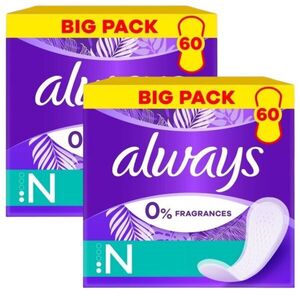 Always Daily Fresh Normal Tisztasági betét 2x60db kép
