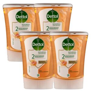 Dettol mézes Utántöltő érintés nélküli Kézmosó készülékhez 4x250ml kép