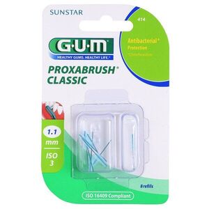 G.U.M Proxabrush Classic tartalék fogköztisztító kefe 1, 1 mm 8 db kép