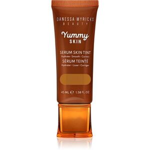 Danessa Myricks Beauty Yummy Skin Serum Skin Tint bőrsimító hatású hidratáló alapozó árnyalat 12 - Dark Skin with Golden Undertones 100 ml kép