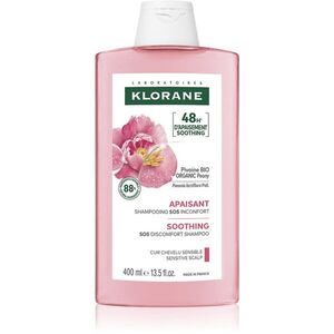 Klorane Peony Soothing Sensitive Hair Scalp Shampoo sampon érzékeny fejbőrre 400 ml kép