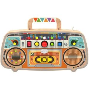 2Kids Toys Activity Board Wooden FM Radio interaktív játék 12m+ 1 db kép