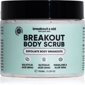 breakout + aid Body Scrub testpeeling pattanások ellen 150 ml kép