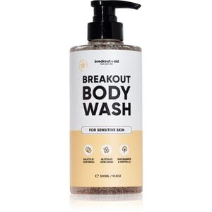 breakout + aid Body Wash tusfürdő pattanásos bőrre AHA- és BHA-savakkal 500 ml kép