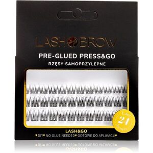 Lash Brow Press&Go Self-Adhesive Eyelashes öntapadós tincses műszempillák No Make Up 1 db kép