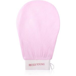 Sister Young NOVA Exfoliating Glove bőrhámlasztó kesztyű testre Pink 1 kapsz. kép
