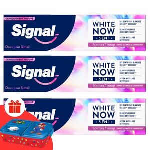Signal White Now 3in1 Forever Young fogkrém 3x75ml + Ajándék Sign... kép