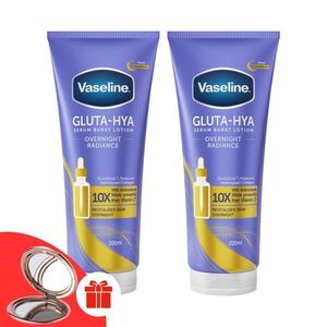Vaseline Overnight Radiance szérumos Testápoló 2x200ml + Ajándék... kép