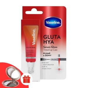 Vaseline Cherry Crush ajakápoló 10ml + Ajándék Vaseline tükör kép