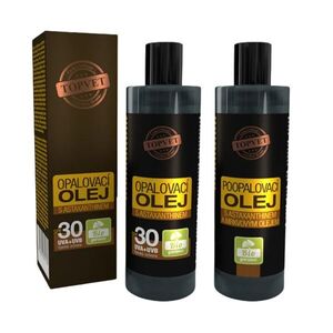 Kedvezményes napozás előtti és utáni csomag: Asztaxantinos napozóolaj SPF 30 + Napozás utáni olaj – Green idea kép