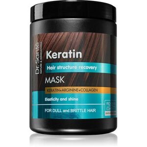 Dr. Santé Keratin mélyenreható helyreállító és tápláló maszk töredezett fénytelen hajra 1000 ml kép