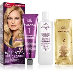 Wella Wellaton Intense tartós hajfesték Argán olajjal árnyalat 8/0 Light Blonde 1 db kép