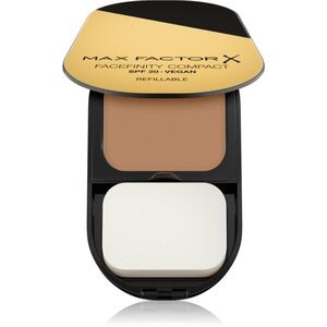Max Factor Facefinity Refillable kompakt mattító alapozó SPF 20 árnyalat 008 Toffee 10 g kép