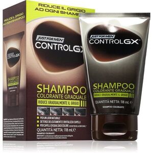 Just for Men Control GX Shampoo sampon és kondicionáló ősz hajra uraknak 118 ml kép