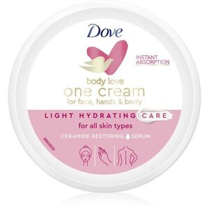Dove Body Love Light Hydratation könnyű krém testre és arcra 250 ml kép