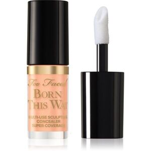 Too Faced Born This Way Super Coverage Multi-Use Concealer Travel Size tartós korrektor a teljes fedésre árnyalat Nude 2 ml kép