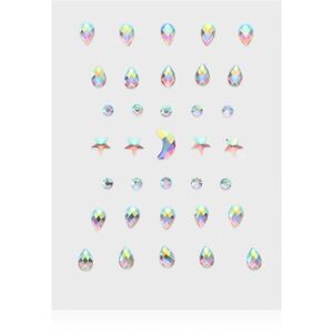 Diva & Nice Cosmetics Face Stones matricák az arcra 35 db kép