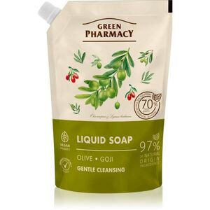 Green Pharmacy Olive & Goji Berry Liquid Soap folyékony szappan utántöltő 460 ml kép