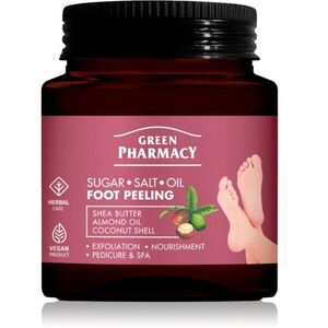 Green Pharmacy Foot Care Regenerating Sugar-Salt Oil Foot Peeling hámlasztó bőrradír lábakra 300 ml kép