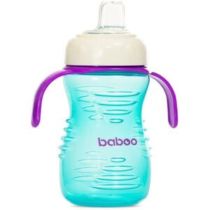 Baboo Cup with Silicone Spout bögre szívószállal Mint, 6m+ 260 ml kép