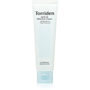 Torriden Dive In Mild Sun Cream ásványi napozó folyadék arcra hidratáló hatással SPF 50+ 60 ml kép