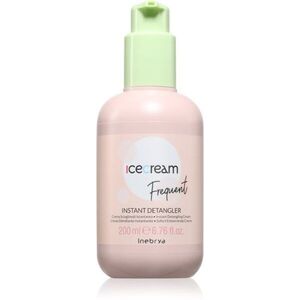 Inebrya Ice Cream Frequent Instant Detangler öblítést nem igénylő krém a könnyű kifésülésért 200 ml kép