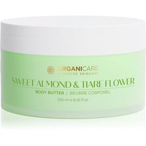 Arganicare Body Butter Almond & Tiare Flower testvaj bambuszvajjal 250 ml kép