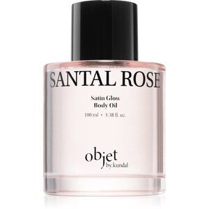 KUNDAL Objet Satin Glow Body Oil ápoló testolaj az intenzív hidratálásért illattal Santal Rose 100 ml kép