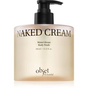 KUNDAL Objet Moist Gleam Body Wash parfümös tusfürdő az intenzív hidratálásért illattal Naked Cream 450 ml kép