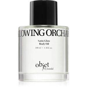 KUNDAL Objet Satin Glow Body Oil ápoló testolaj az intenzív hidratálásért illattal Glowing Orchard 100 ml kép