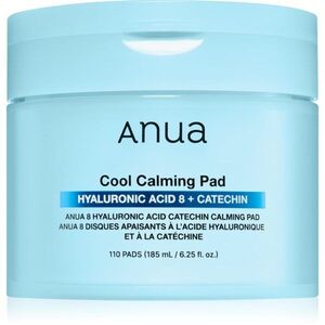 Anua 8 Hyaluronic Acid Catechin Calming Pad bőrnyugtató korongok hűsítő hatással 110 db kép