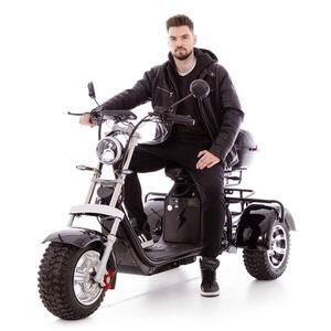 Elektromos Chopper UNIZDRAV PRO háromkerekű - erős 2000 W-os motor (Használt darab) kép
